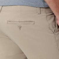 Лий Мъжки тънък прав Активен разтегателен панталон-ластичен колан
