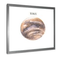 Дизайнарт 'Абстрактна Планета Венера' Бохемски И Еклектичен Арт Принт
