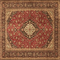Ahgly Company вътрешен правоъгълник медальон кафяви традиционни килими, 8 '12'