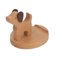 Комплекти дървен държач за телефон, сладък декоративен с дизайн на животни държачи за мобилни телефони за училище
