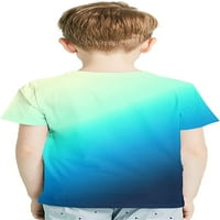 Wish Tree Boys Girls Тениска 3D реалистична графична екипаж с къс ръкав отпечатани тениски върхове за деца тийнейджъри 6- години