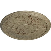 Екена Милуърк 7 8 од 1 4 П Леандрос таван медальон, ръчно изрисуван пустинята Гоби пращене