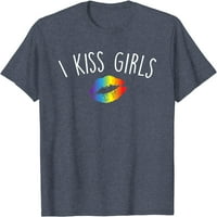 Дърво I целувам момичета риза, забавен сладък LGBTQ Pride Month Gift