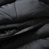 Smihono Clearance Зимно топло облекло, отоплено за каране на ски риболов чрез отопляемо късо палто на открито цип качулка твърдо