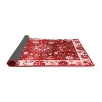 Ahgly Company Indoor Rectangle Oriental Red Traditional Area Rugs, 8 '12'