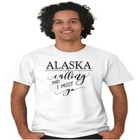 Аляска се обажда и трябва да отида на мъжки графични тениски тийнейджъри Brisco Brands 2x