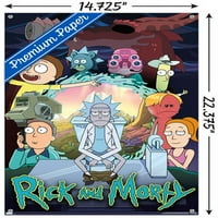 Rick and Morty - Сезонен групов стенен плакат с бутални щифтове, 14.725 22.375
