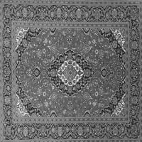 Ahgly Company вътрешен правоъгълник медальон сиви традиционни килими, 8 '10'
