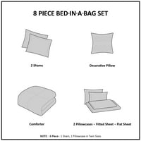 Крепежни елементи Лилаво Медальон легло в чанта Утешител комплект с чаршафи, пълен
