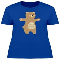 Сладка мечка с удължени тениски жени жени -изображения от Shutterstock, женска среда