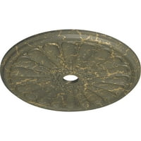 1 2 од 5 8 ИД 1 2 П Кирк таван медальон, ръчно рисуван Хамамелис пращене