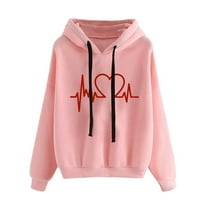 MeetOtime Hoodies for Women Fall Clothes Graphic Graphic Sweatshirds DrawString Pullover Loose Hoodies