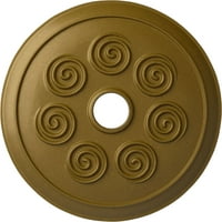 Екена мелница 1 4 од 4 ид 2 П спирала таван медальон, ръчно рисувано злато