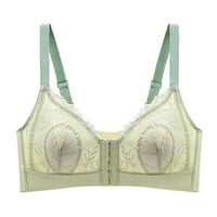 Leey -World женско бельо, сън и салон от дъното на жените гърди, опаковани за красота дантела -Лет жилетка Бельо зелено, 80C