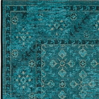 Сафавие пал Палацо площ килим-покритие: тюркоаз крем, форма: среден Правоъгълник, Размер: 5 '8'