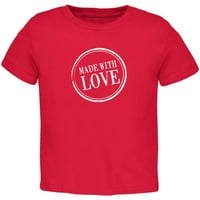 Свети Валентин - направен с любовна тениска на червено дете - 2T