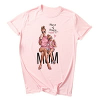 Мама ризи за жени Мама тениска Майка Дни Тийнейдж