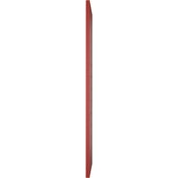 Екена Милуърк 12 в 42 з вярно Фит ПВЦ хоризонтална ламела рамкирани модерен стил фиксирани монтажни щори, огън червено