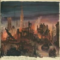 Илюстрация, показваща унищожаването на историята на Руен