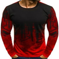 Rejlun мъжки тениски тениски върхове на шията камуфлажен тениски